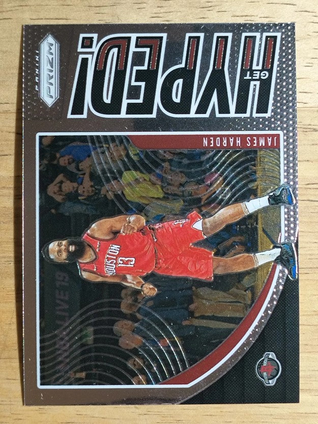 2019-20 Panini Prizm Get Hyped! #5 James Harden