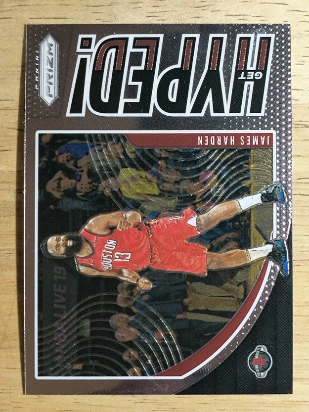 2019-20 Panini Prizm Get Hyped! #5 James Harden
