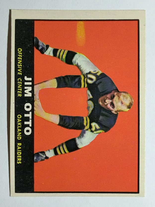 1961 Topps #182 Jim Otto RC (EXMT)