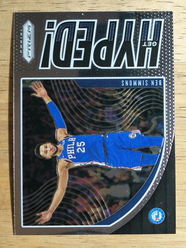 2019-20 Panini Prizm Get Hyped! #9 Ben Simmons