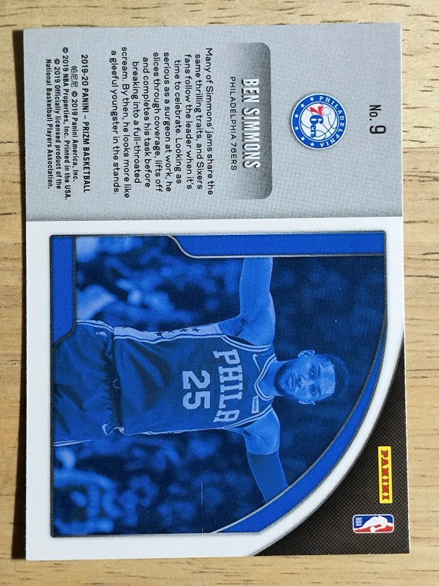 2019-20 Panini Prizm Get Hyped! #9 Ben Simmons