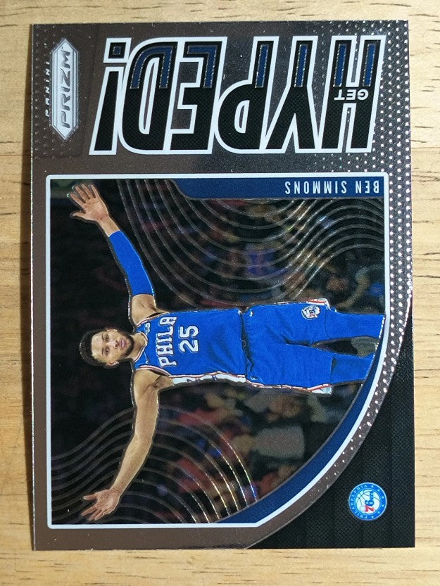 2019-20 Panini Prizm Get Hyped! #9 Ben Simmons