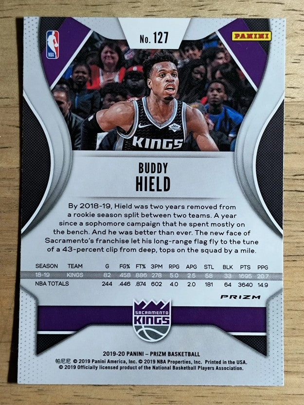 2019-20 Panini Prizm Prizms Green #127 Buddy Hield