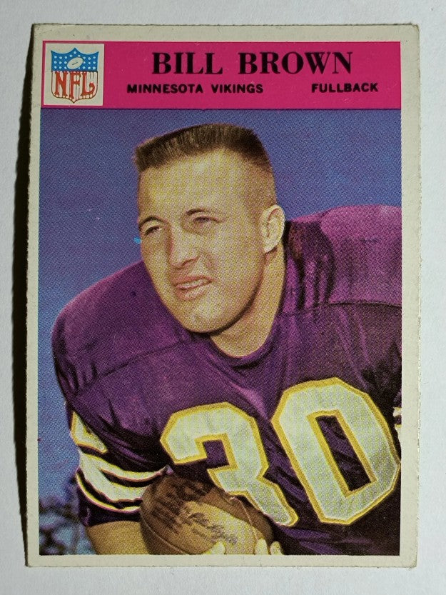 1966 Philadelphia #107 Bill Brown (EX)