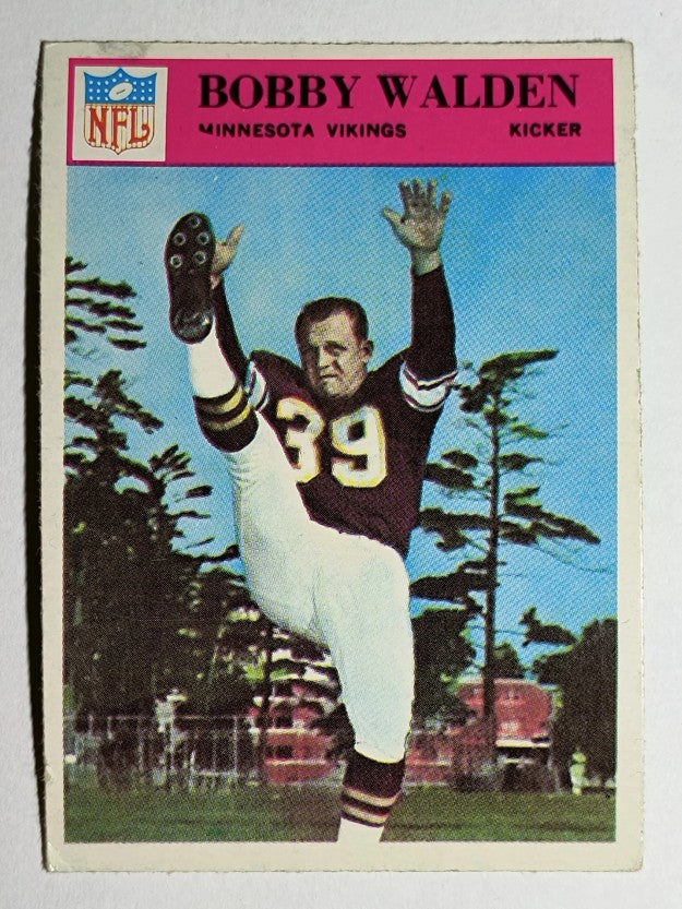 1966 Philadelphia #116 Bobby Walden RC (VGEX)