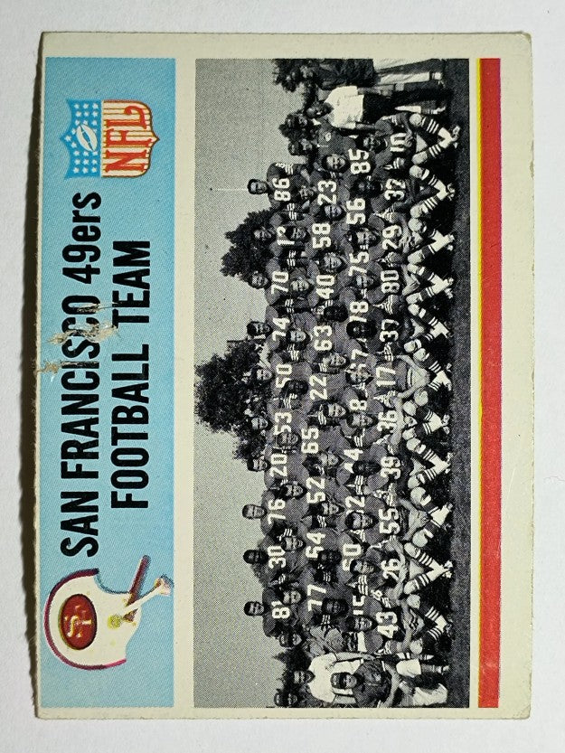 1966 Philadelphia #170 San Francisco 49ers Team (GOOD)