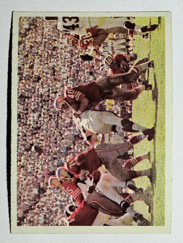 1966 Philadelphia #182 San Francisco 49ers Play (EX)
