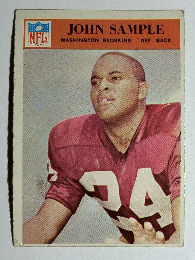 1966 Philadelphia #191 Johnny Sample (VGEX)