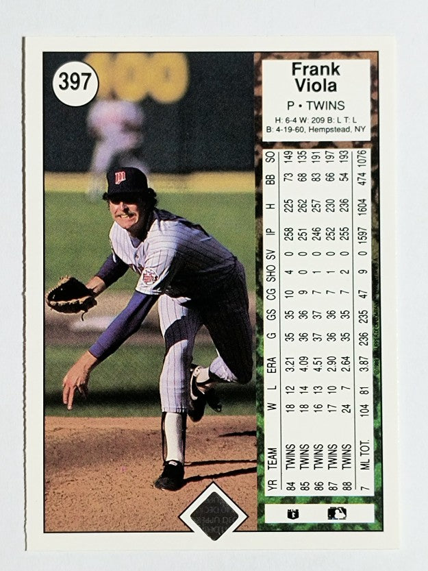 1989 Upper Deck #397 Frank Viola