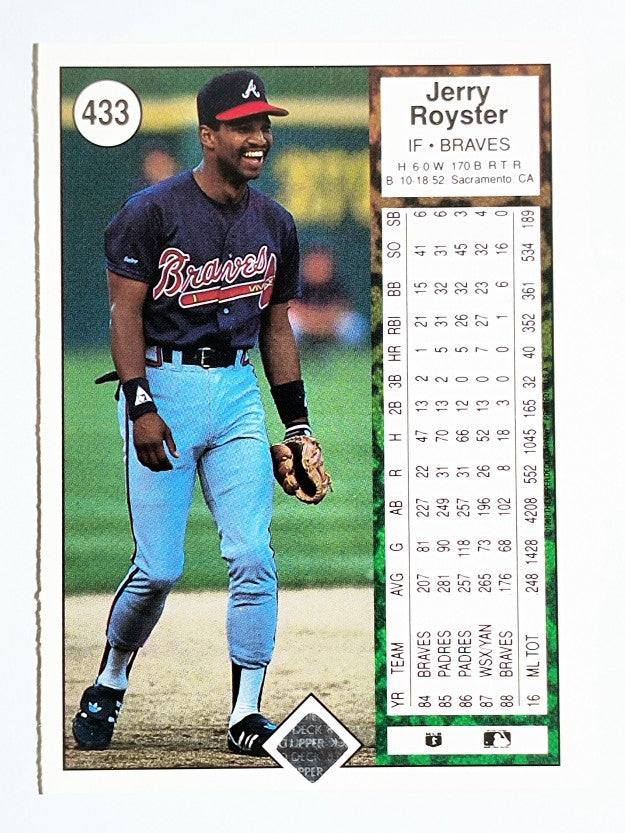 1989 Upper Deck #433 Jerry Royster