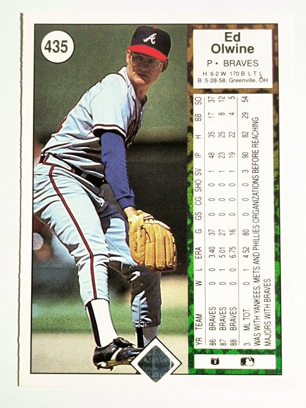 1989 Upper Deck #435 Ed Olwine