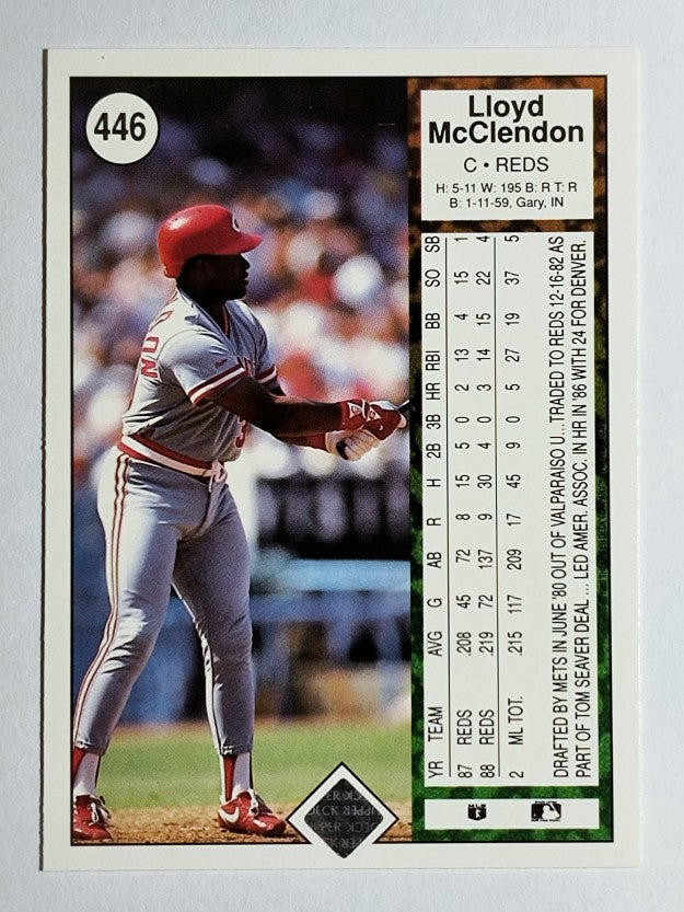 1989 Upper Deck #446 Lloyd McClendon