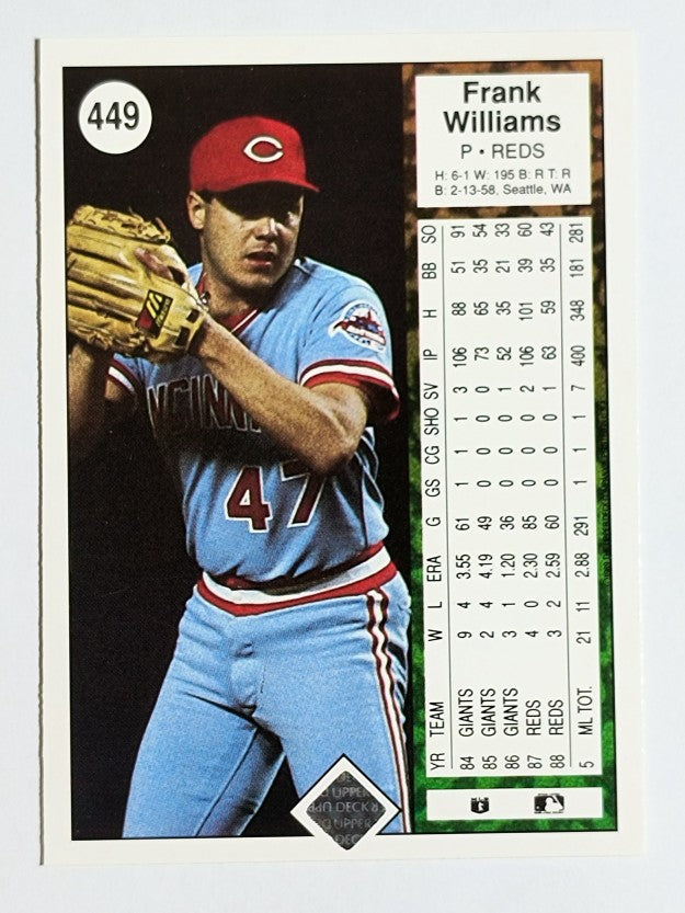 1989 Upper Deck #449 Frank Williams
