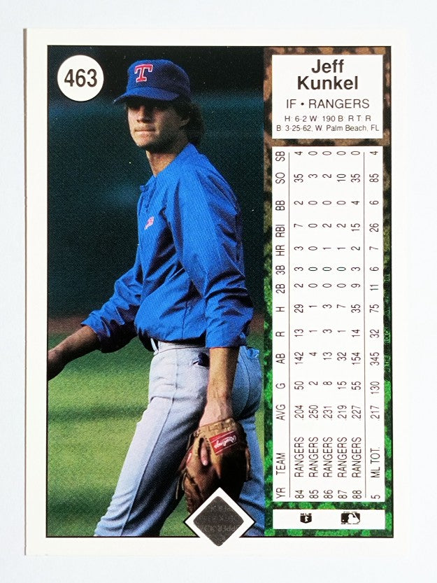 1989 Upper Deck #463 Jeff Kunkel