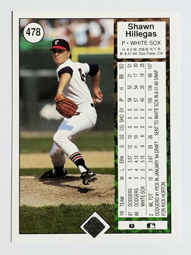 1989 Upper Deck #478 Shawn Hillegas