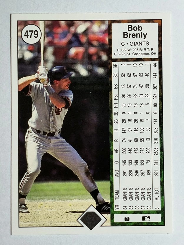 1989 Upper Deck #479 Bob Brenly
