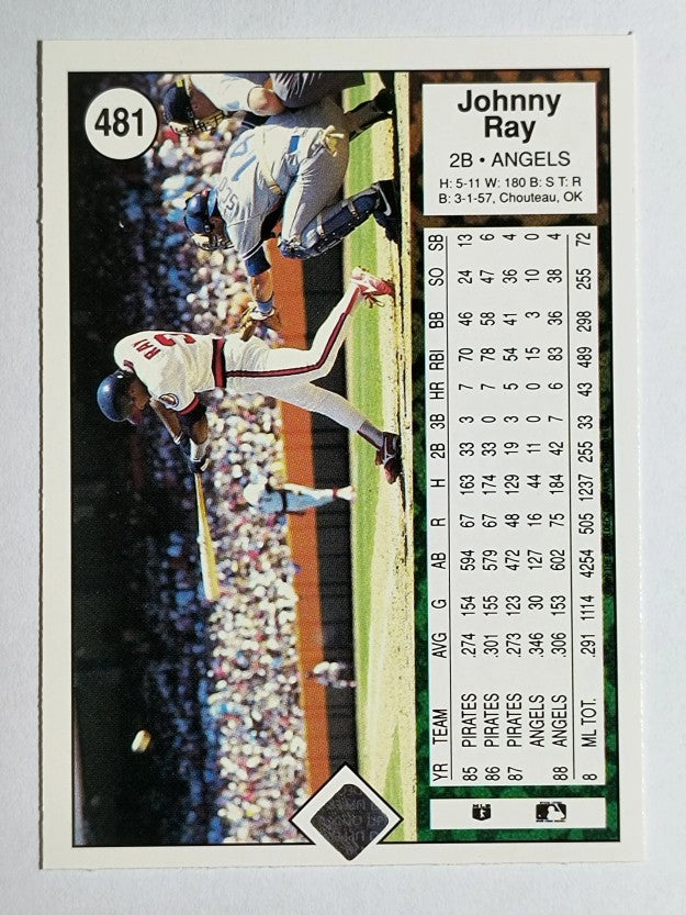 1989 Upper Deck #481 Johnny Ray