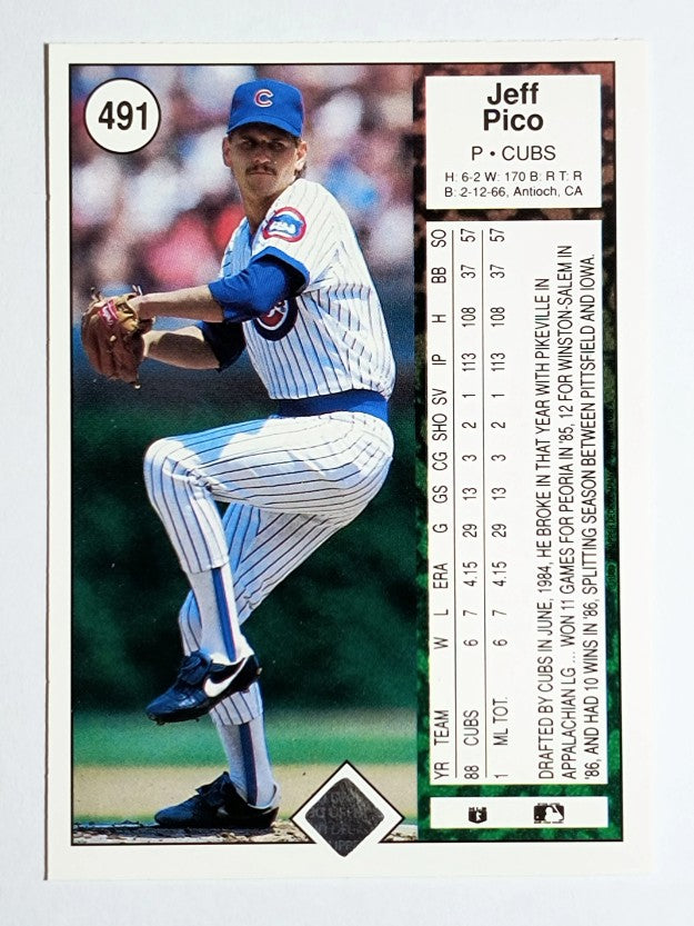 1989 Upper Deck #491 Jeff Pico
