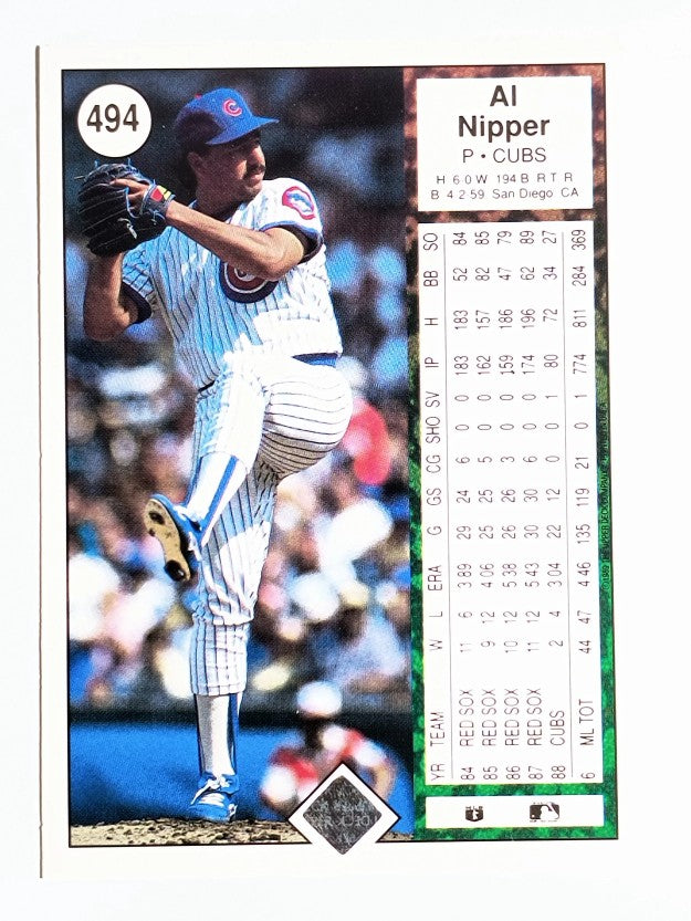 1989 Upper Deck #494 Al Nipper