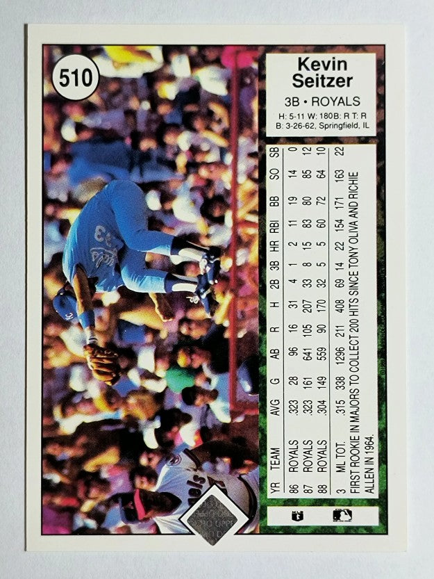 1989 Upper Deck #510 Kevin Seitzer