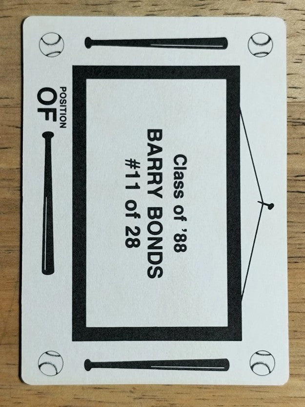 1988 Class of '88 #11 Barry Bonds