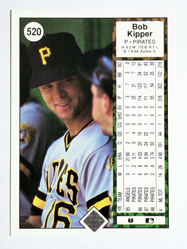 1989 Upper Deck #520 Bob Kipper