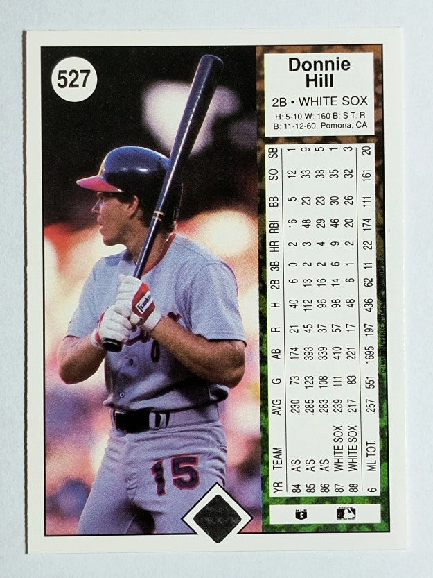 1989 Upper Deck #527 Donnie Hill