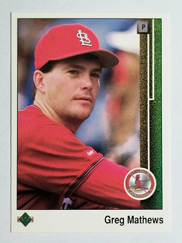1989 Upper Deck #531 Greg Mathews