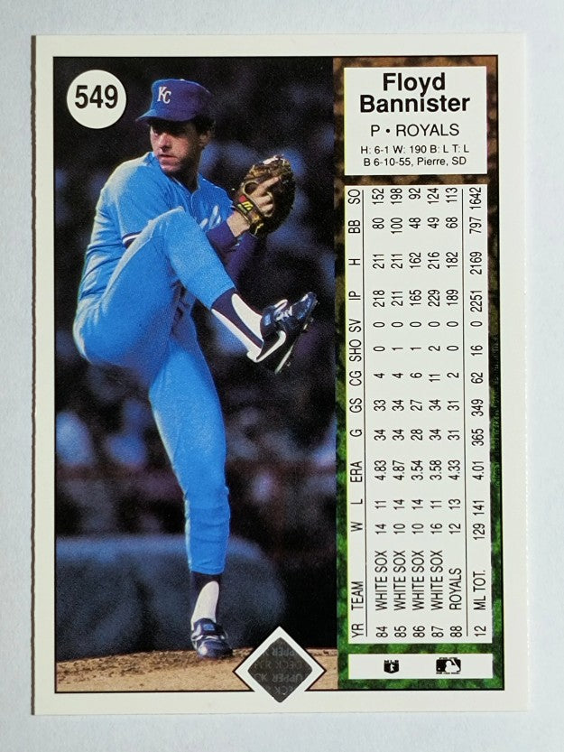 1989 Upper Deck #549 Floyd Bannister