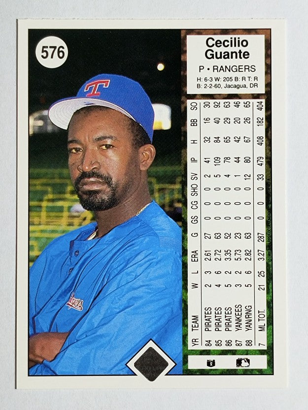 1989 Upper Deck #576 Cecilio Guante
