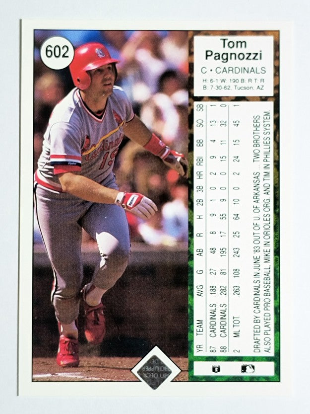 1989 Upper Deck #602 Tom Pagnozzi