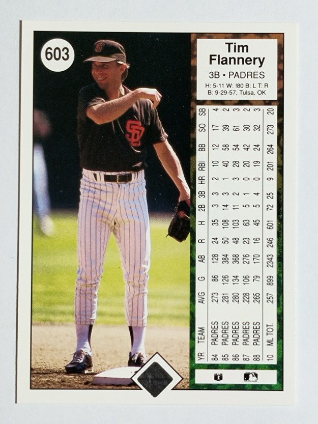 1989 Upper Deck #603 Tim Flannery