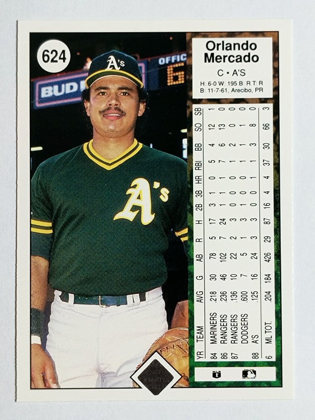1989 Upper Deck #624 Orlando Mercado