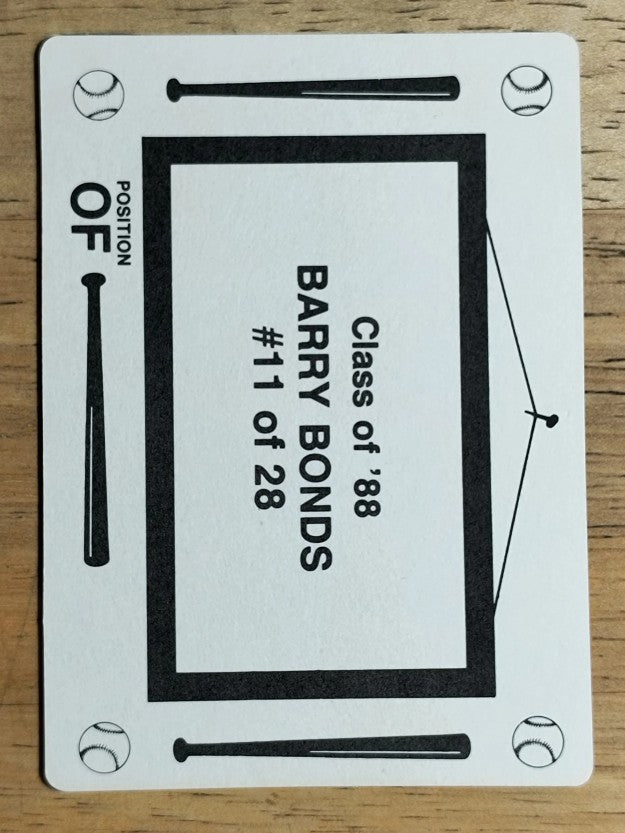 1988 Class of '88 #11 Barry Bonds