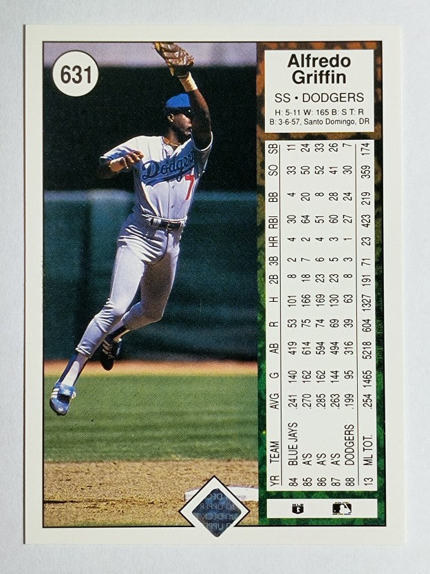 1989 Upper Deck #631 Alfredo Griffin