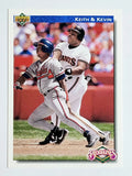 1992 Upper Deck #80 Kevin Mitchell/Keith Mitchell