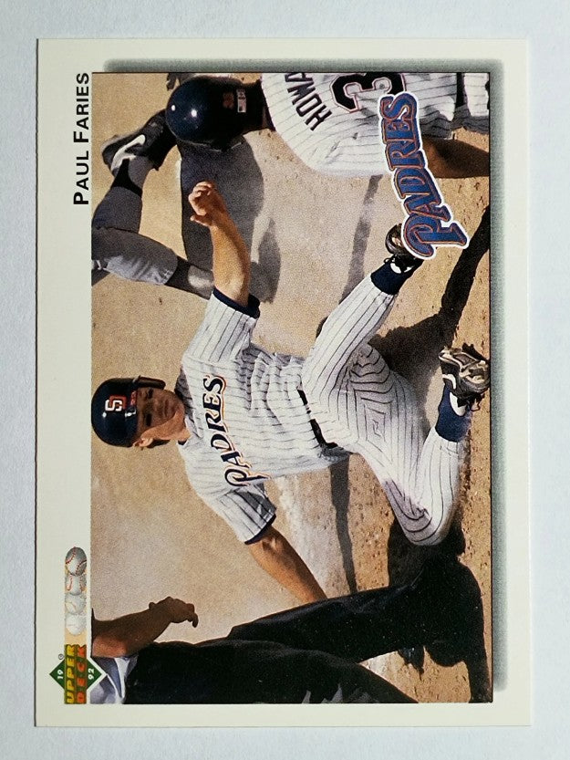 1992 Upper Deck #310 Paul Faries