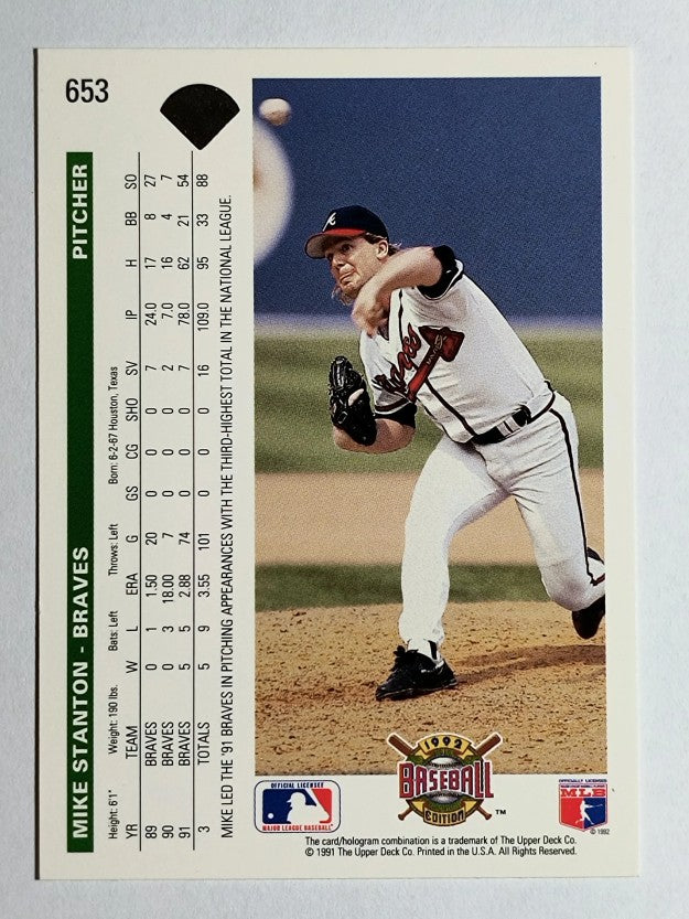 1992 Upper Deck #653 Mike Stanton