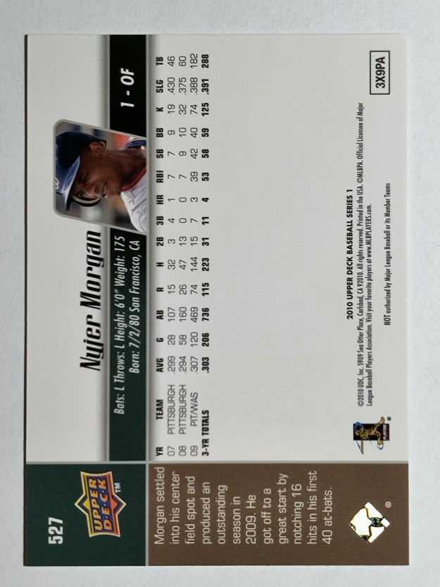 2010 Upper Deck #527 Nyjer Morgan