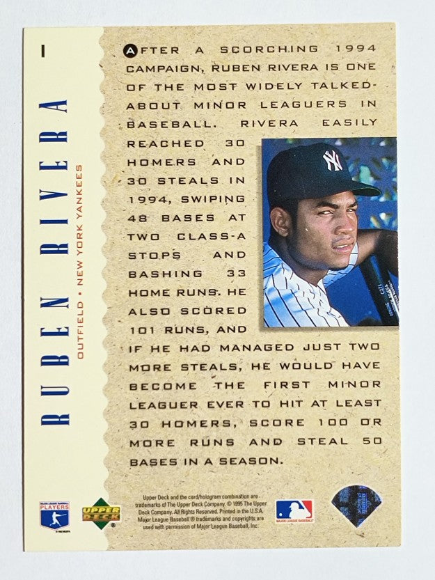 1995 Upper Deck #1 Ruben Rivera