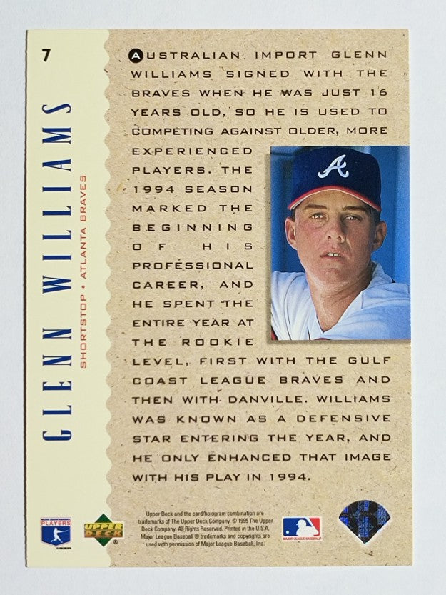 1995 Upper Deck #7 Glenn Williams