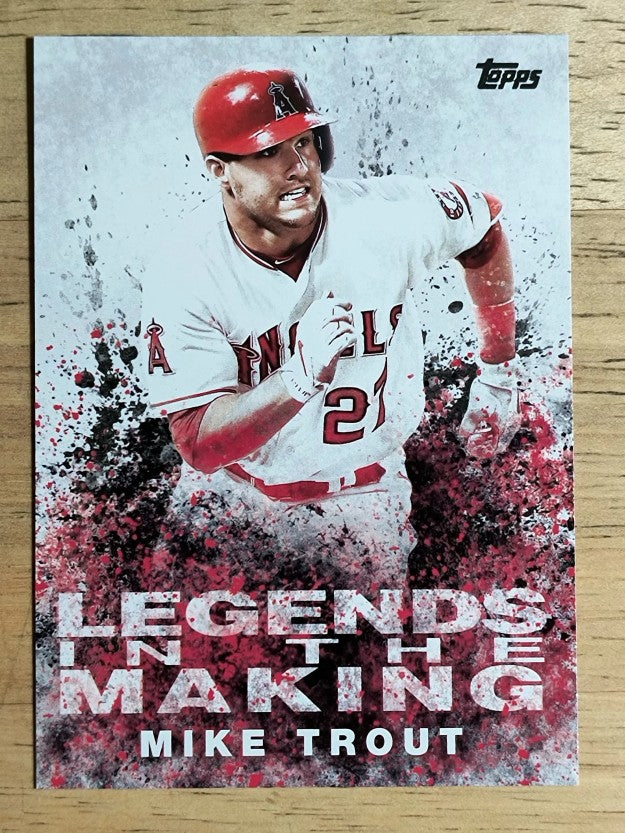 2018 Topps Legends in the Making #LTMMT Mike Trout