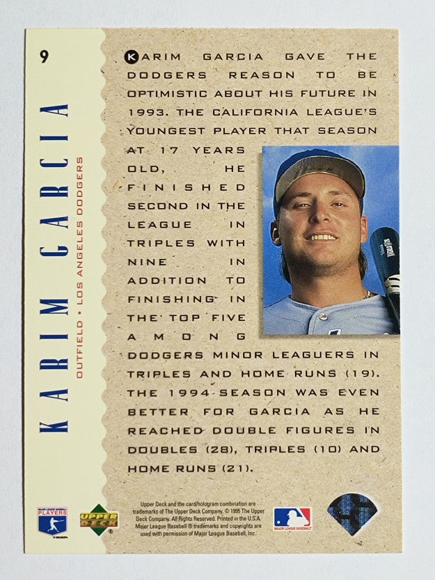 1995 Upper Deck #9 Karim Garcia RC
