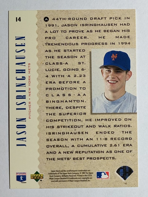 1995 Upper Deck #14 Jason Isringhausen