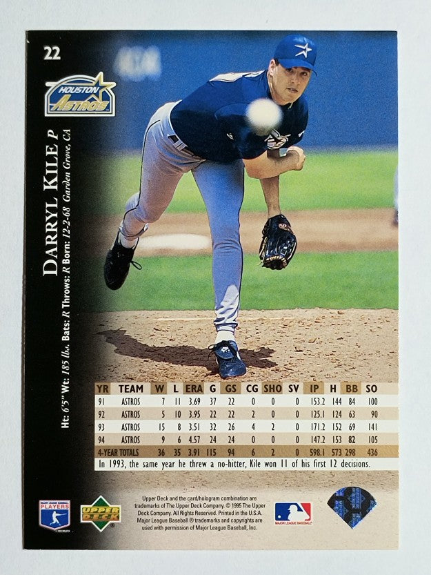 1995 Upper Deck #22 Darryl Kile
