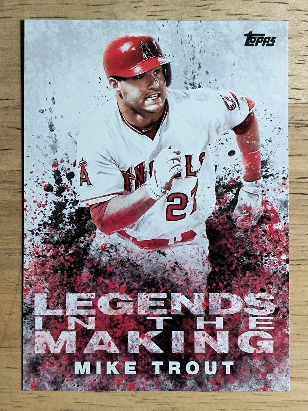 2018 Topps Legends in the Making #LTMMT Mike Trout