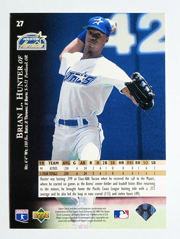 1995 Upper Deck #27 Brian L.Hunter