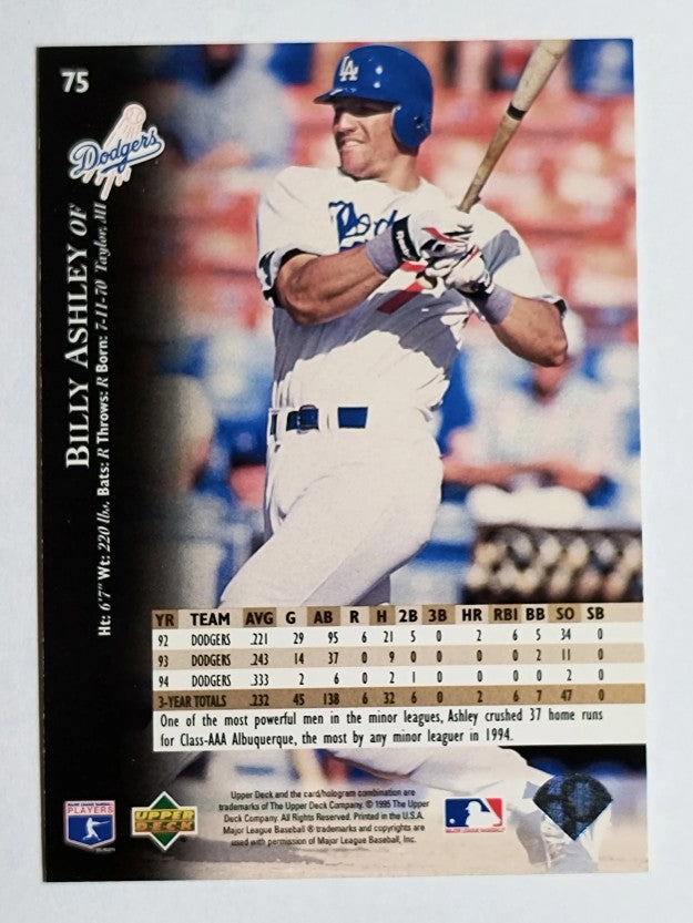 1995 Upper Deck #75 Billy Ashley