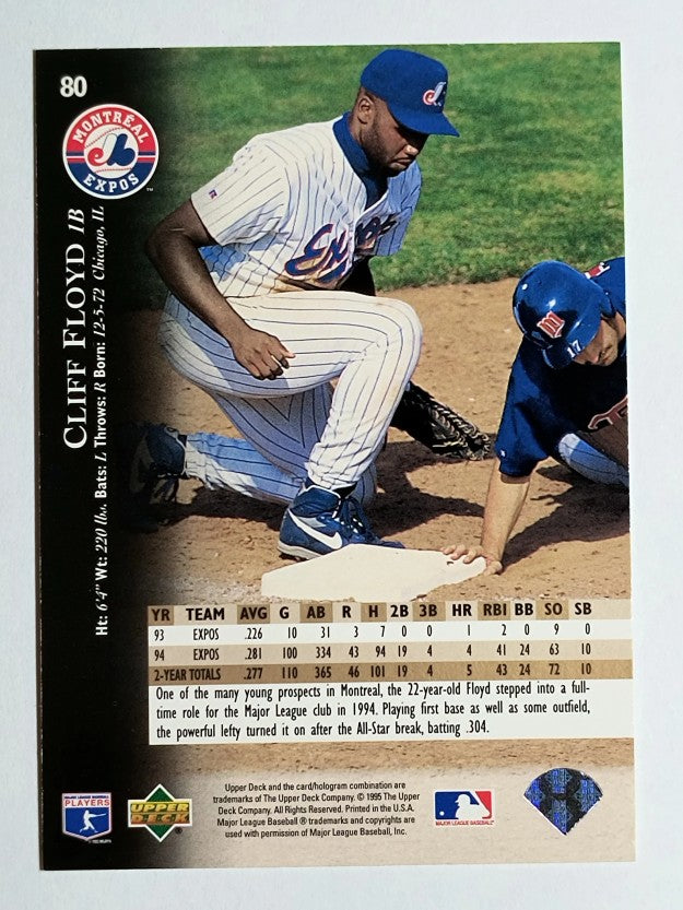 1995 Upper Deck #80 Cliff Floyd