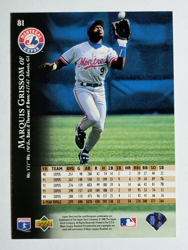 1995 Upper Deck #81 Marquis Grissom